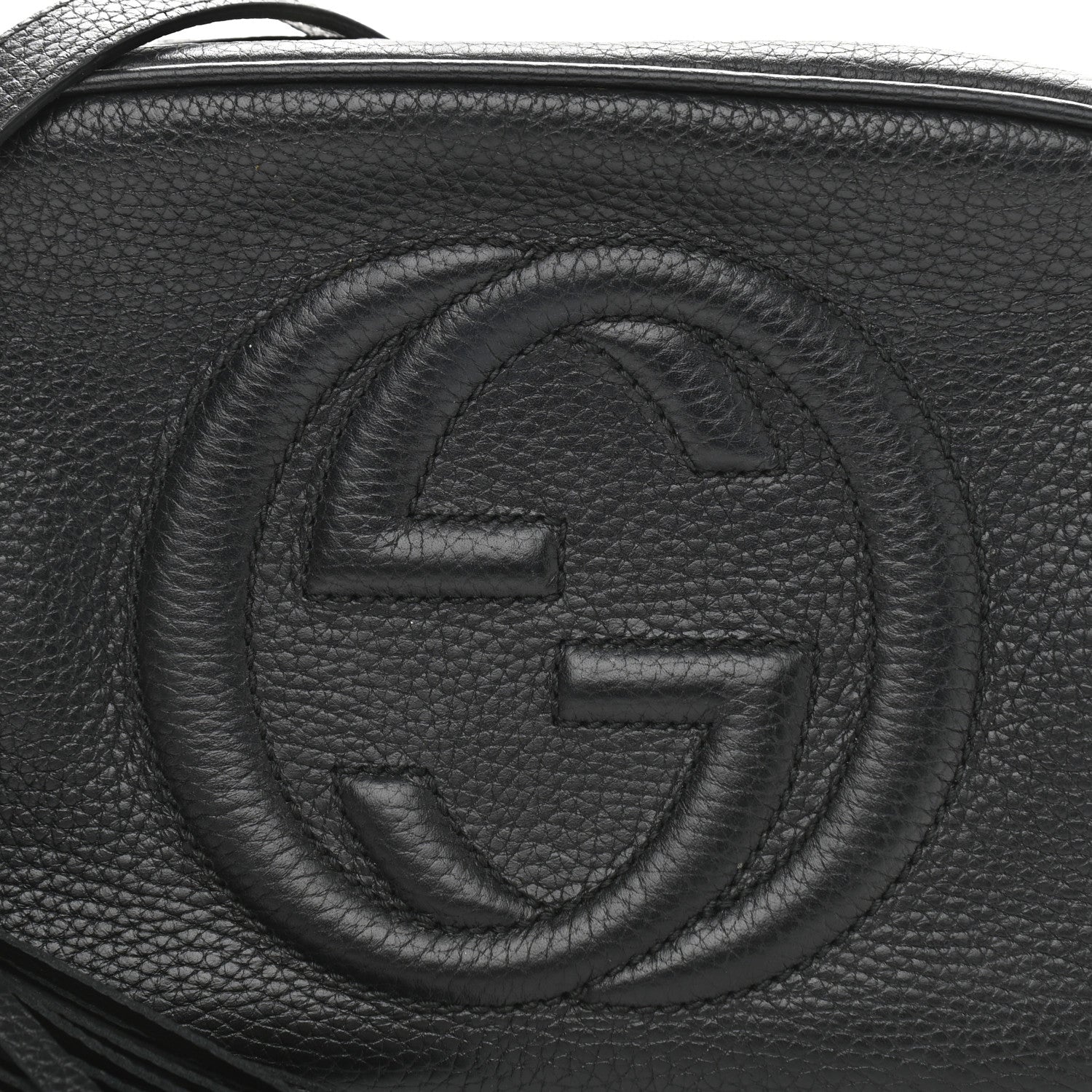 Gucci Pebbled Calfskin Small Soho Disco Bag Black 8 of 14
