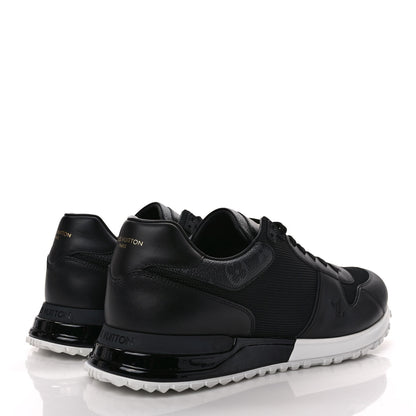 Louis Vuitton Calfskin Monogram Run Away Sneakers 12 Black 4 of 8