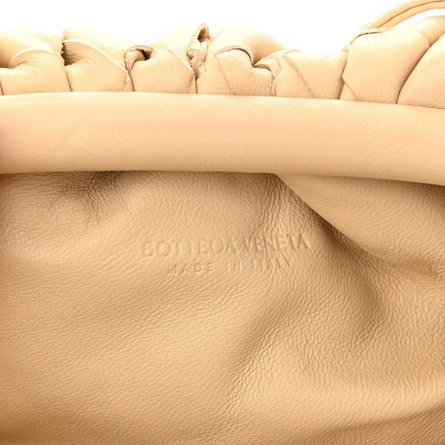 Nappa Intrecciato The Mini Pouch Porridge