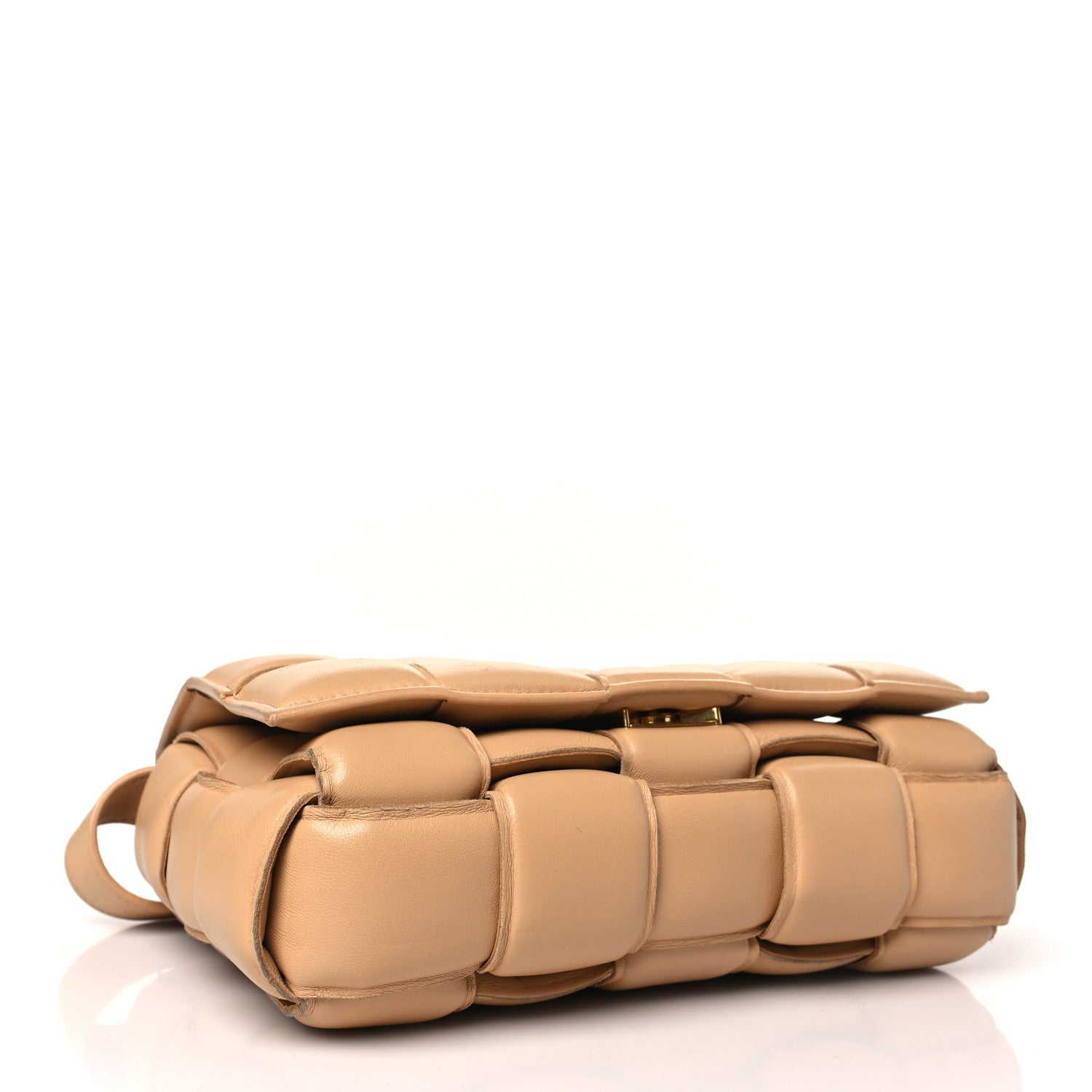 Bottega Veneta Nappa Maxi Intrecciato Padded Cassette Crossbody Bag Almond 4 of 12