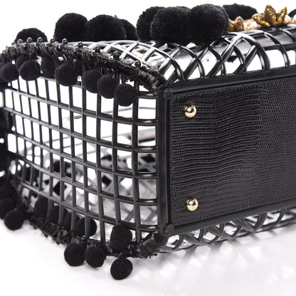 Dolce & Gabbana PVC Cage Market Tote Black 9 of 10