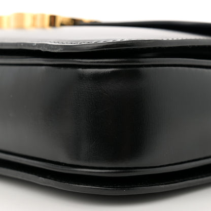 Celine Shiny Calfskin Medium Triomphe Black 10 of 11