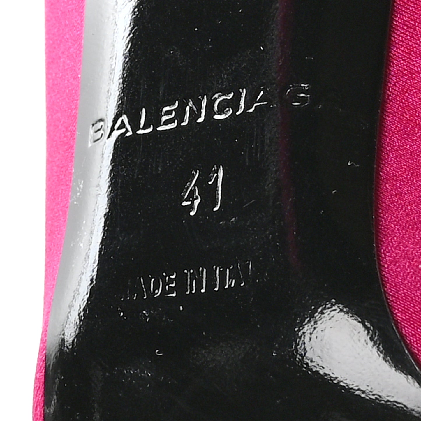 Jersey Crepe Extreme Pointed Toe Knife Booties 41 Dark Pink