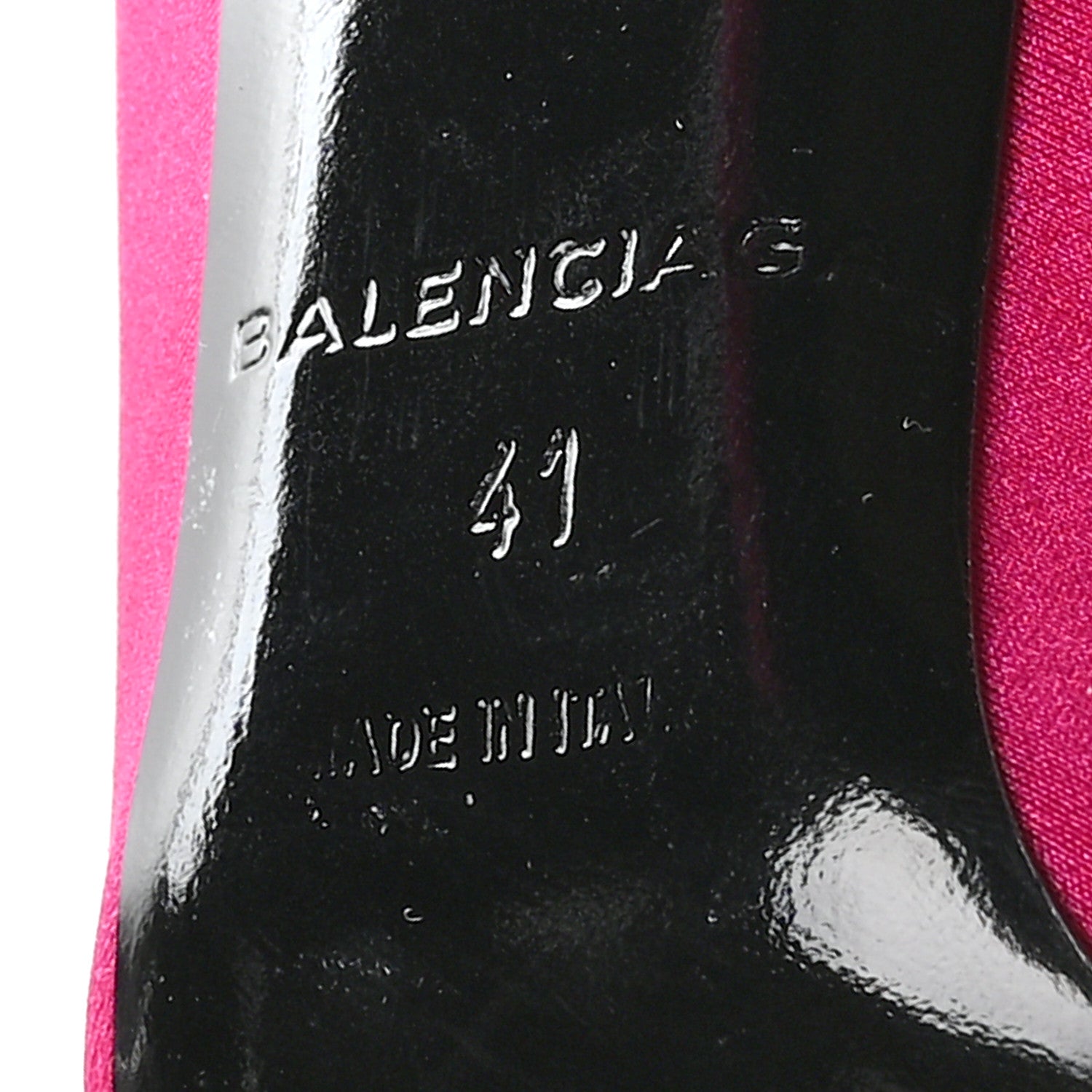 Balenciaga Jersey Crepe Extreme Pointed Toe Knife Booties 41 Dark Pink 7 of 7
