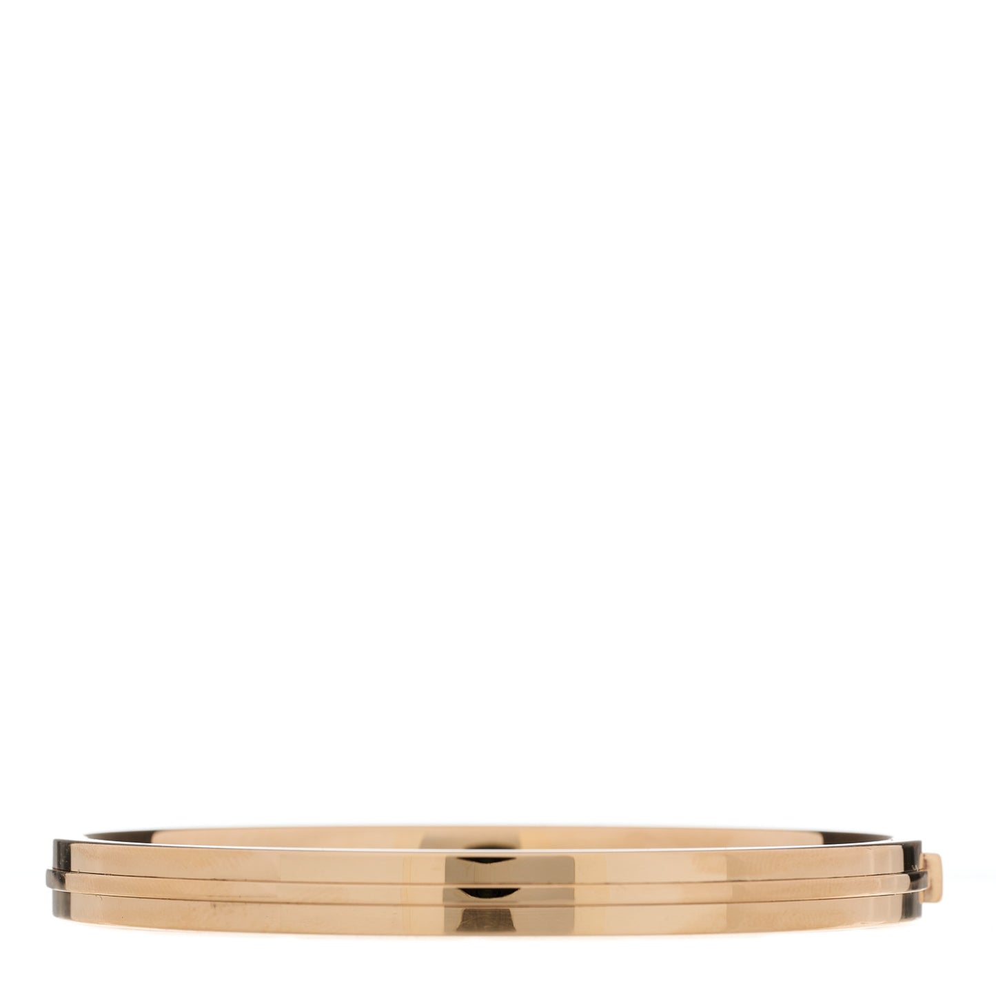 18K Rose Gold Diamond T Hinged Pave Bracelet