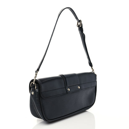 Louis Vuitton Epi Montaigne Clutch Black 3 of 8