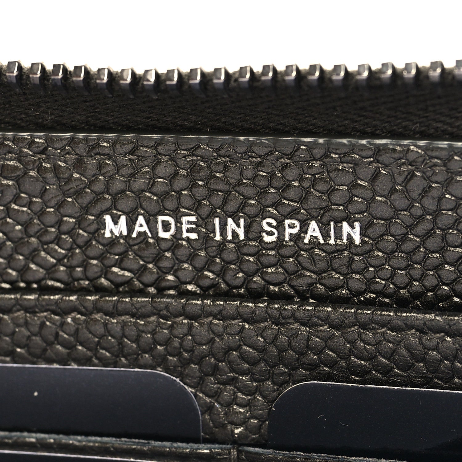 Chanel Caviar Quilted Large Gusset Zip Around Wallet Dark Charcoal 6 of 10