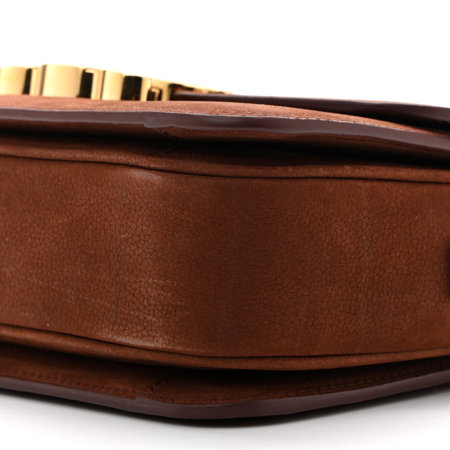 Nubuck Calfskin Teen Triomphe Chestnut