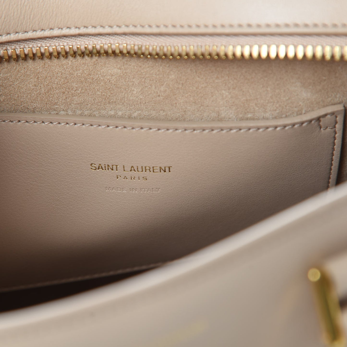 Calfskin Monogram Baby Cabas Beige