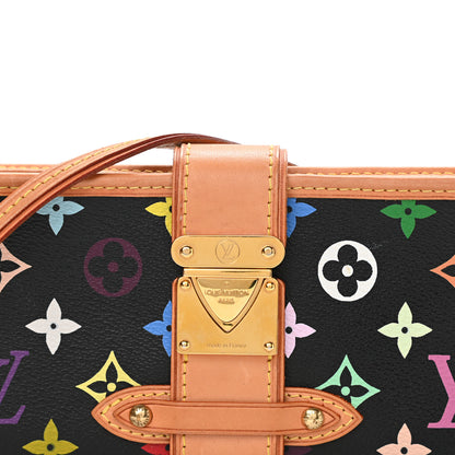Louis Vuitton Monogram Multicolor Shirley Black 6 of 8