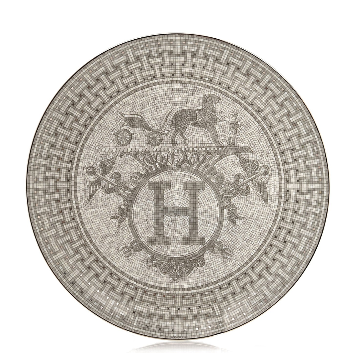 Porcelain Mosaique au 24 Platine Tart Platter