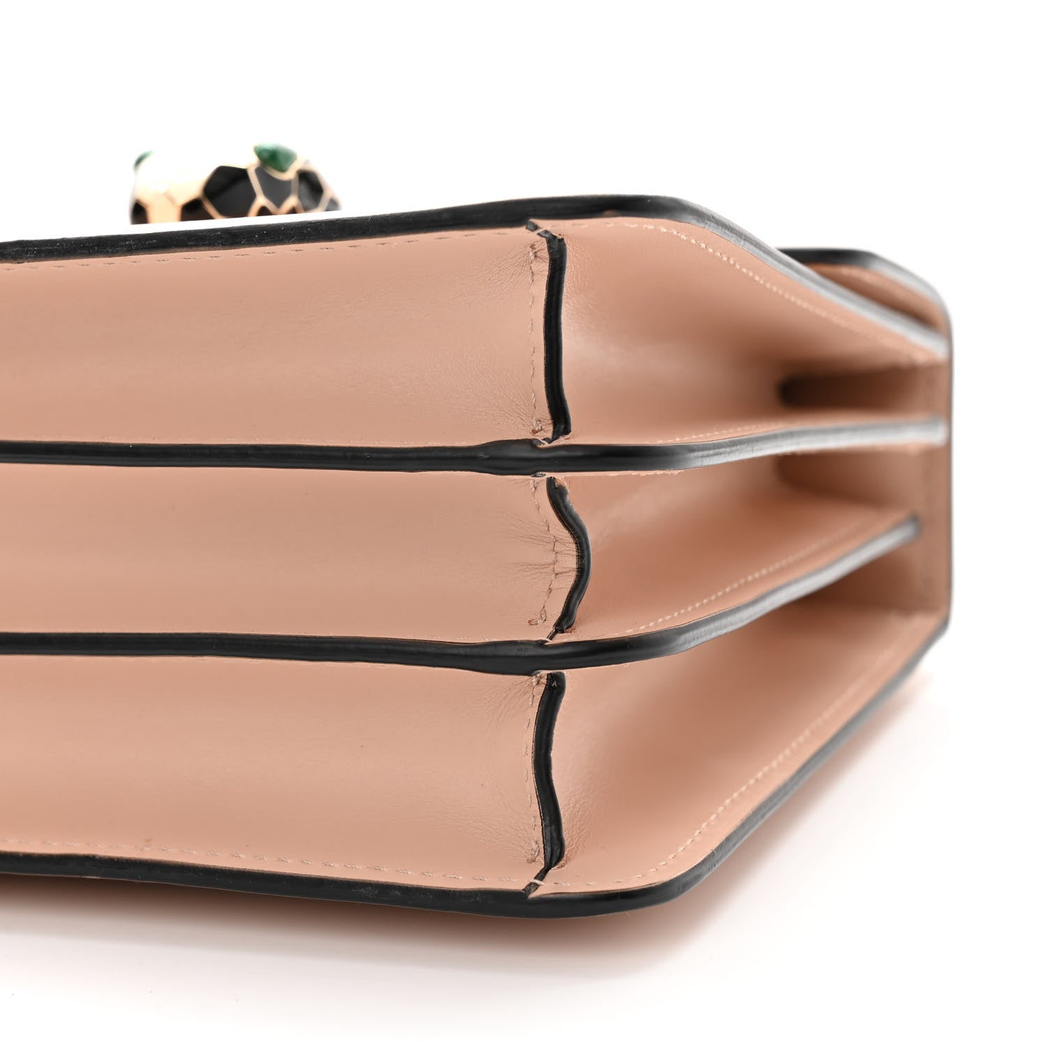 Bulgari Calfskin Serpenti Forever Top Handle Crystal Rose 10 of 11