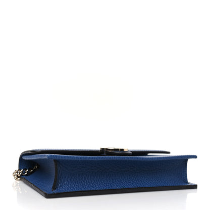 Gucci Dollar Calfskin Interlocking G Chain Wallet Caspian 4 of 8