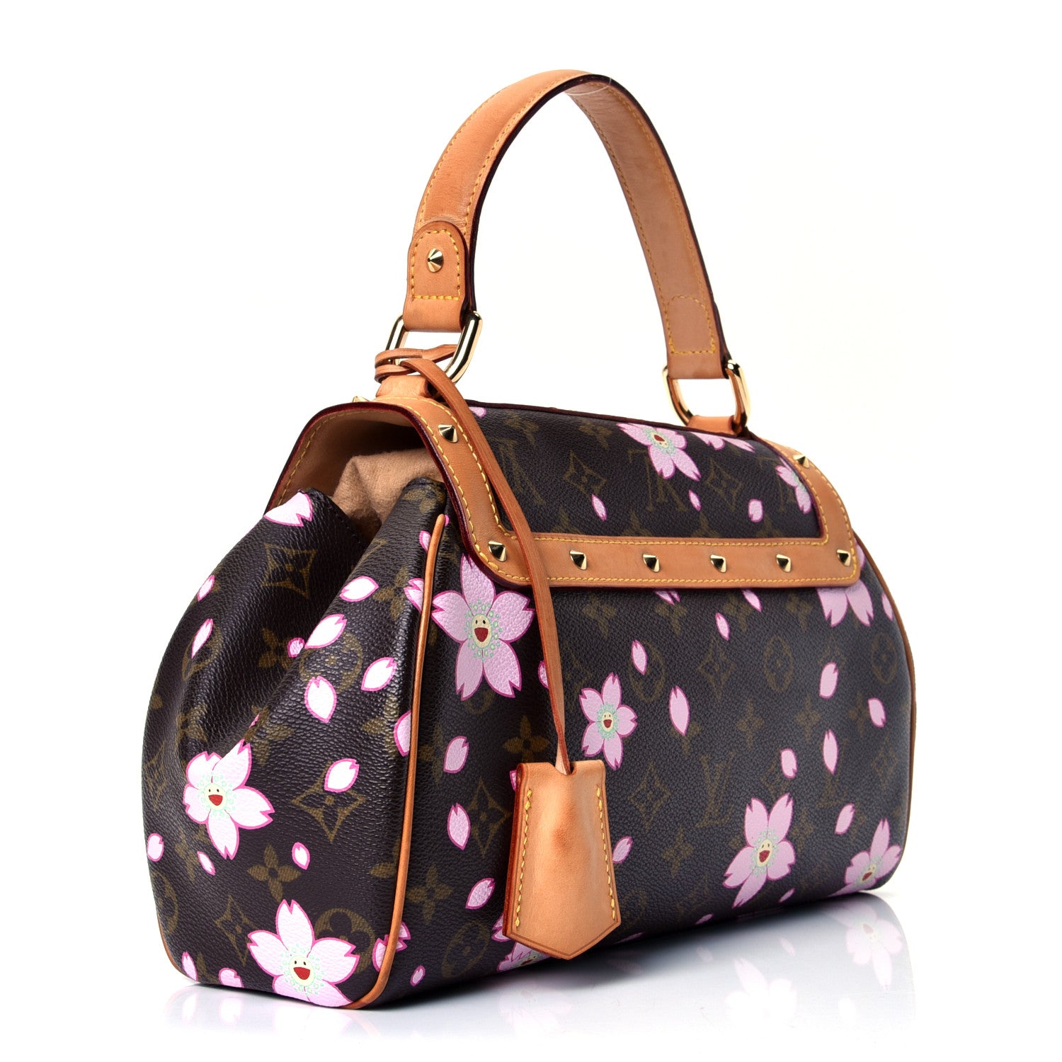 Louis Vuitton Monogram Cherry Blossom Sac Retro Bag Brown 2 of 4
