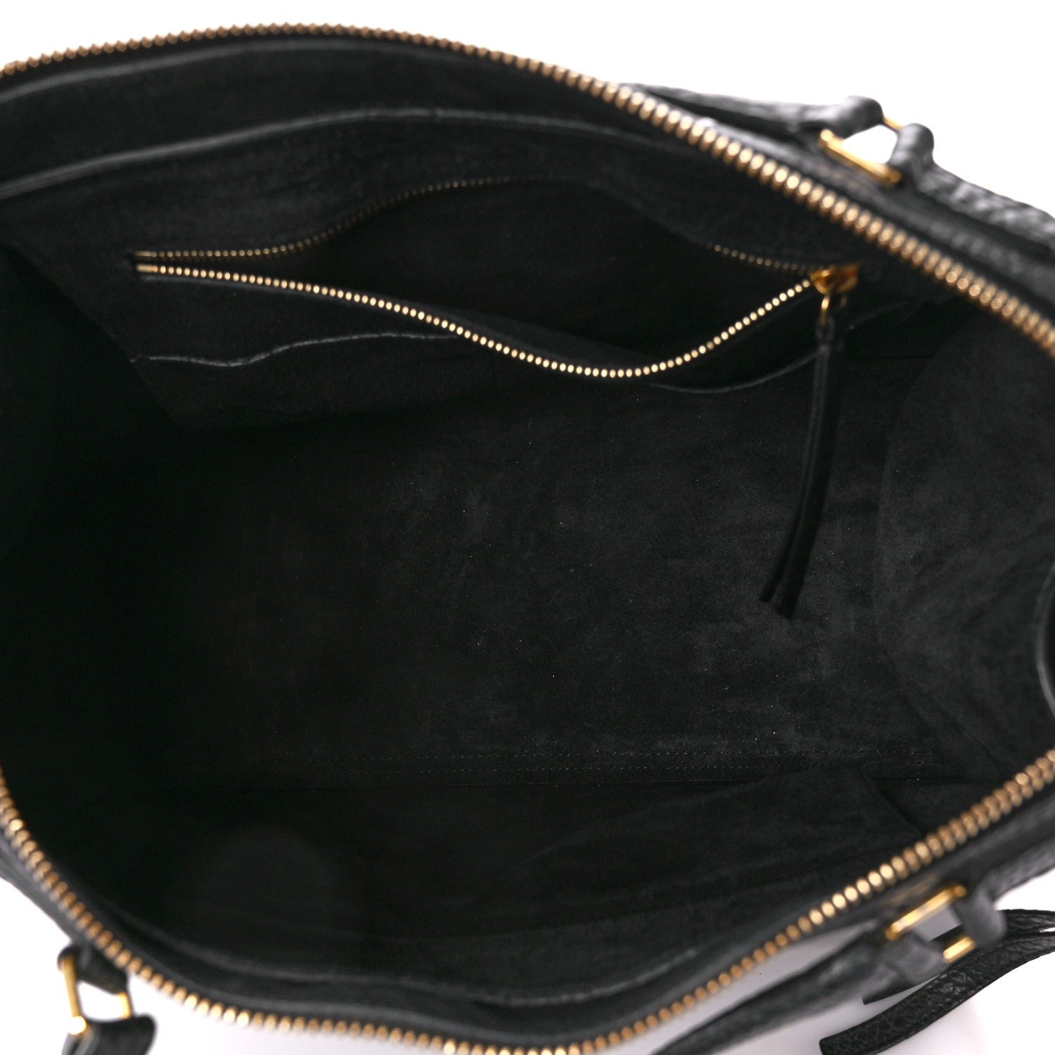 Celine Bullhide Calfskin Medium Ring Bag Black 5 of 13