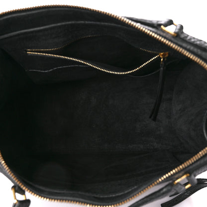Celine Bullhide Calfskin Medium Ring Bag Black 5 of 13