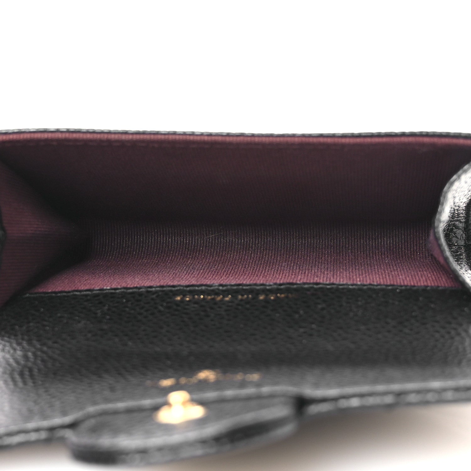 Chanel Caviar Quilted Flap Card Holder Black 5 of 8