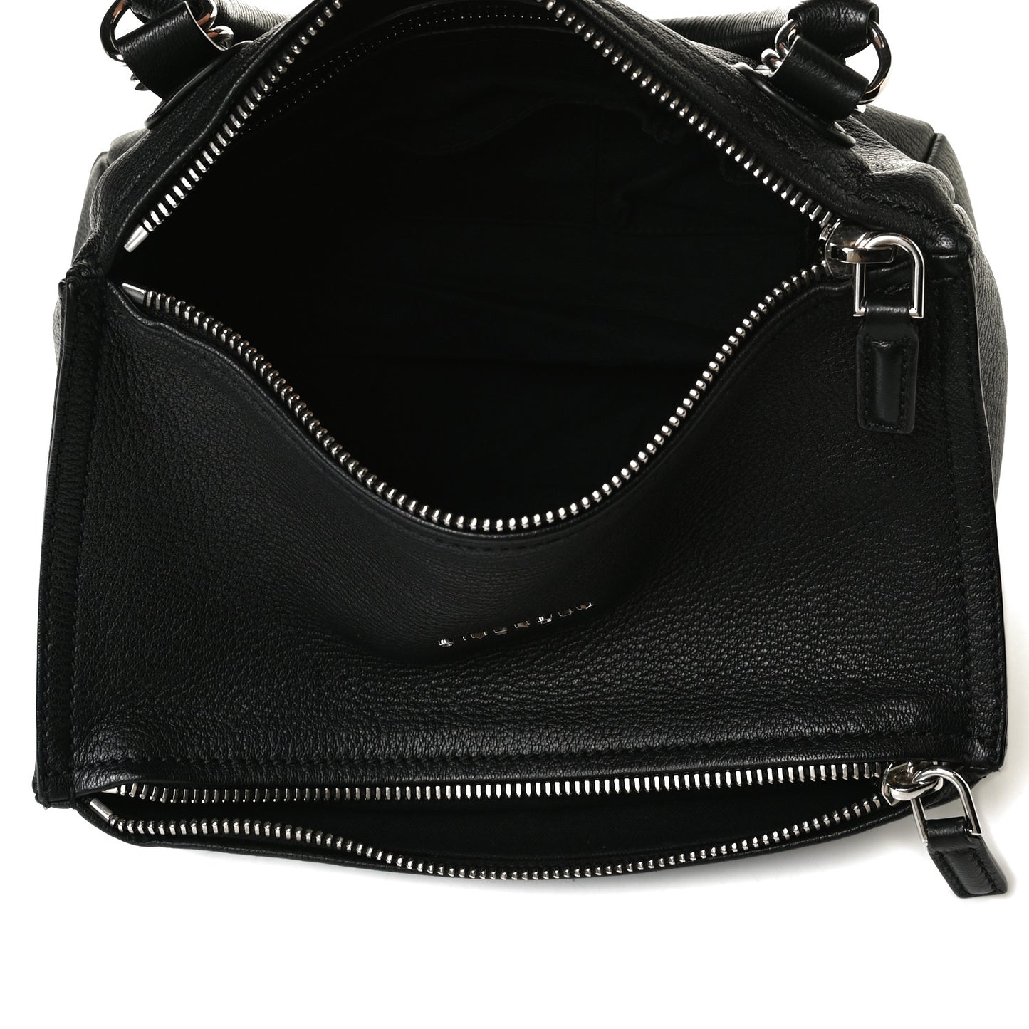 Sugar Goatskin Small Pandora Black
