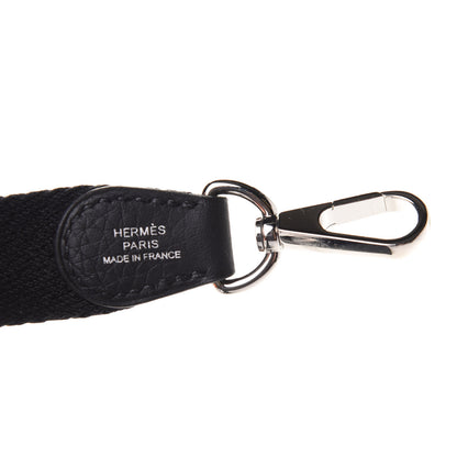 Hermes Taurillon Clemence Evelyne TPM Black 6 of 9