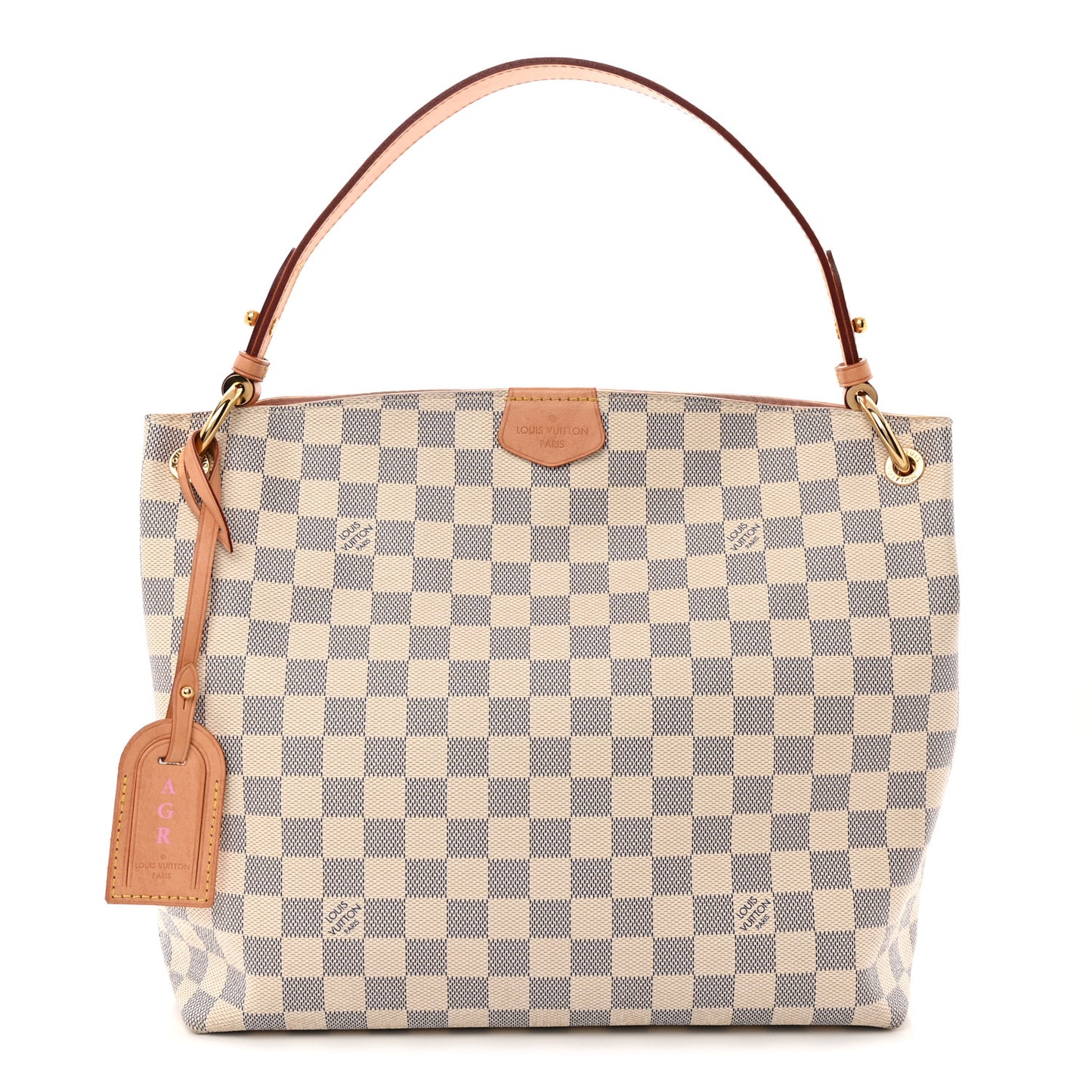 Damier Azur Graceful PM Rose Ballerine