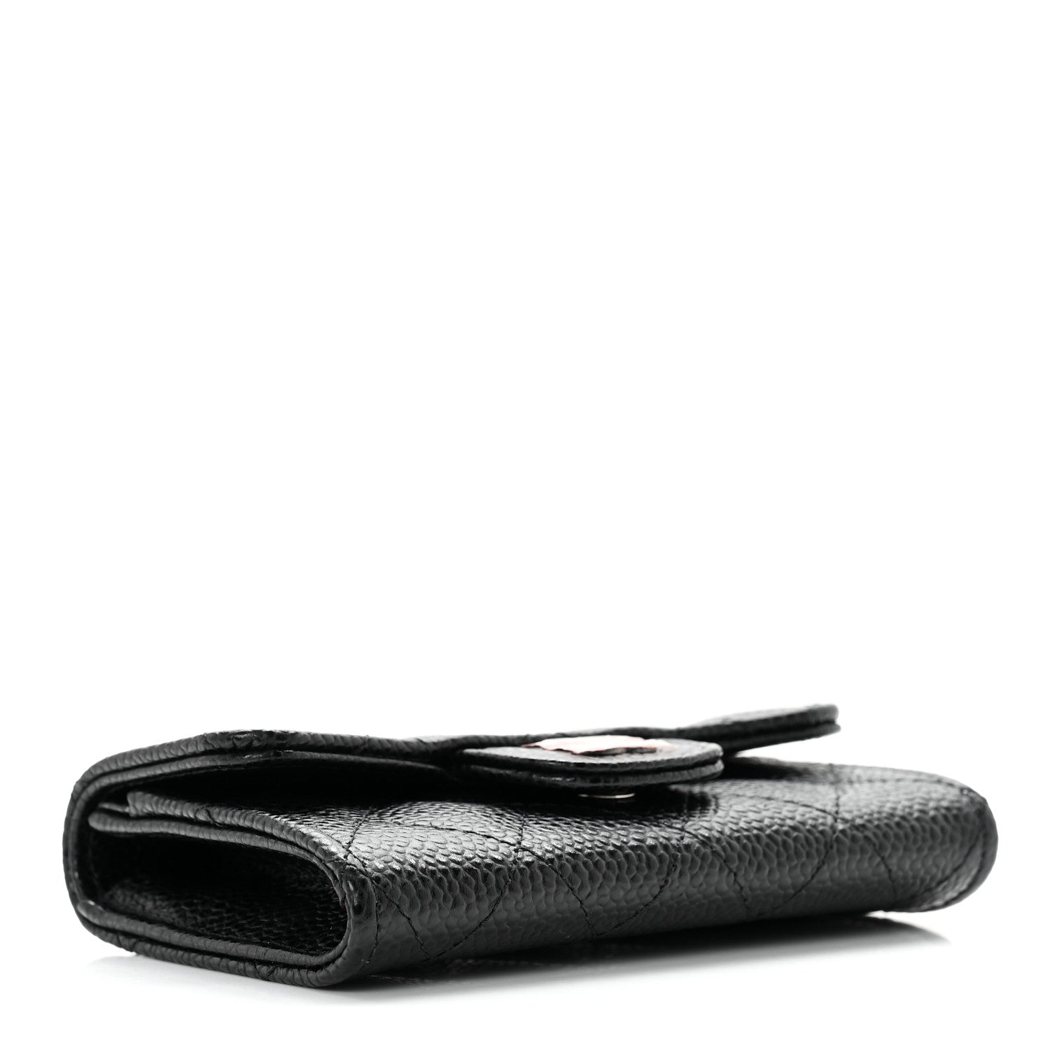 Chanel Caviar Quilted Flap Card Holder Black 4 of 7