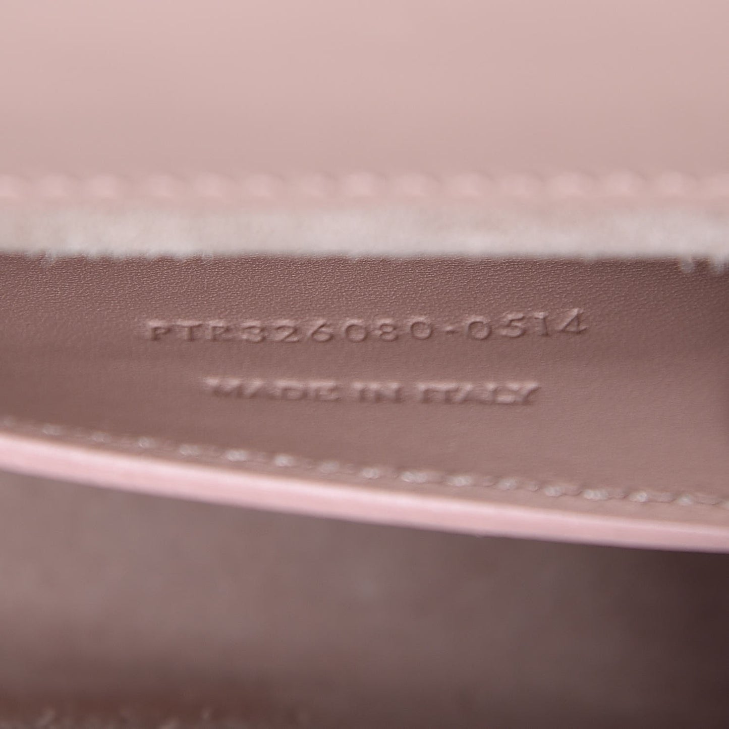 Calfskin Classic Monogram Tassel Clutch Pale Blush