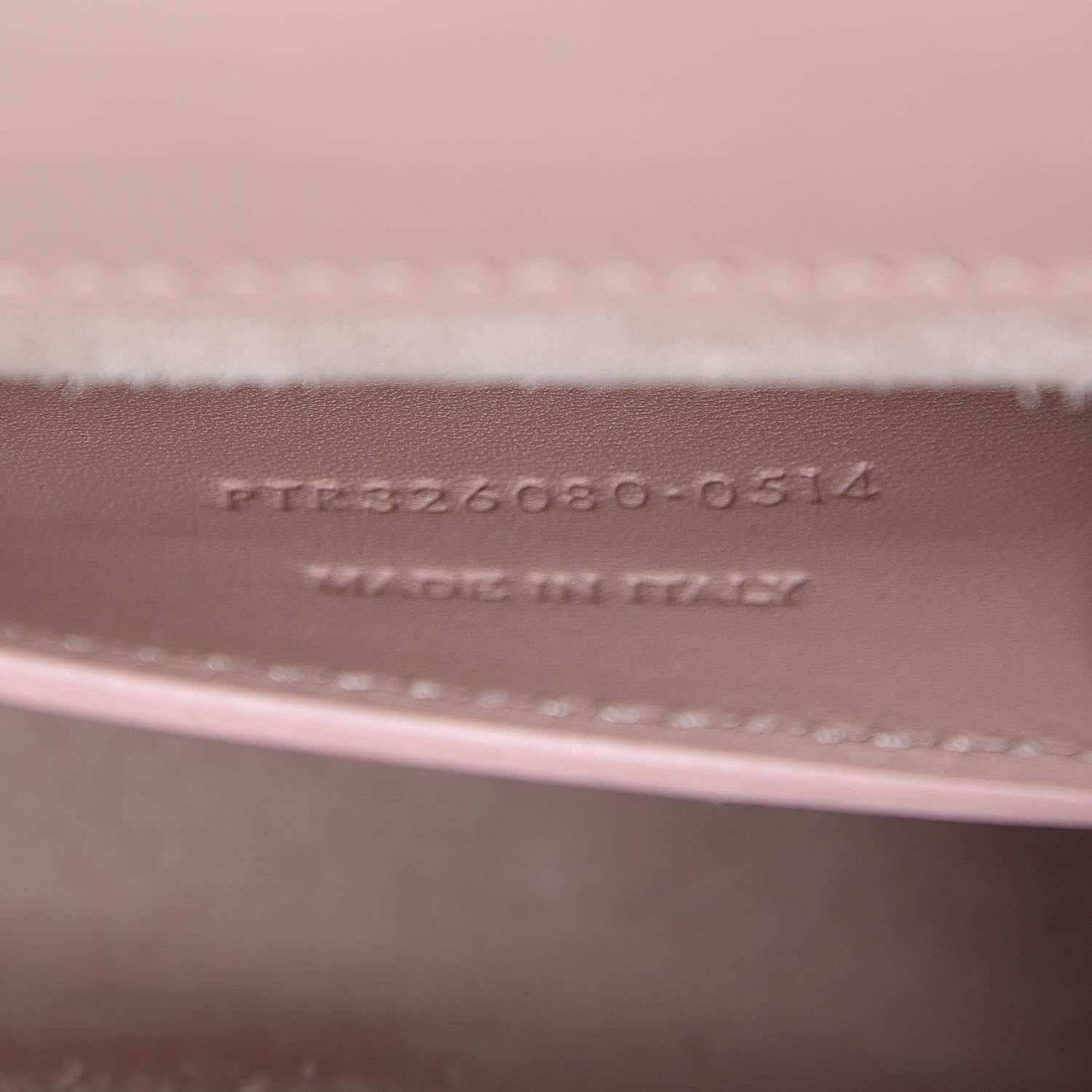 Saint Laurent Calfskin Classic Monogram Tassel Clutch Pale Blush 5 of 10