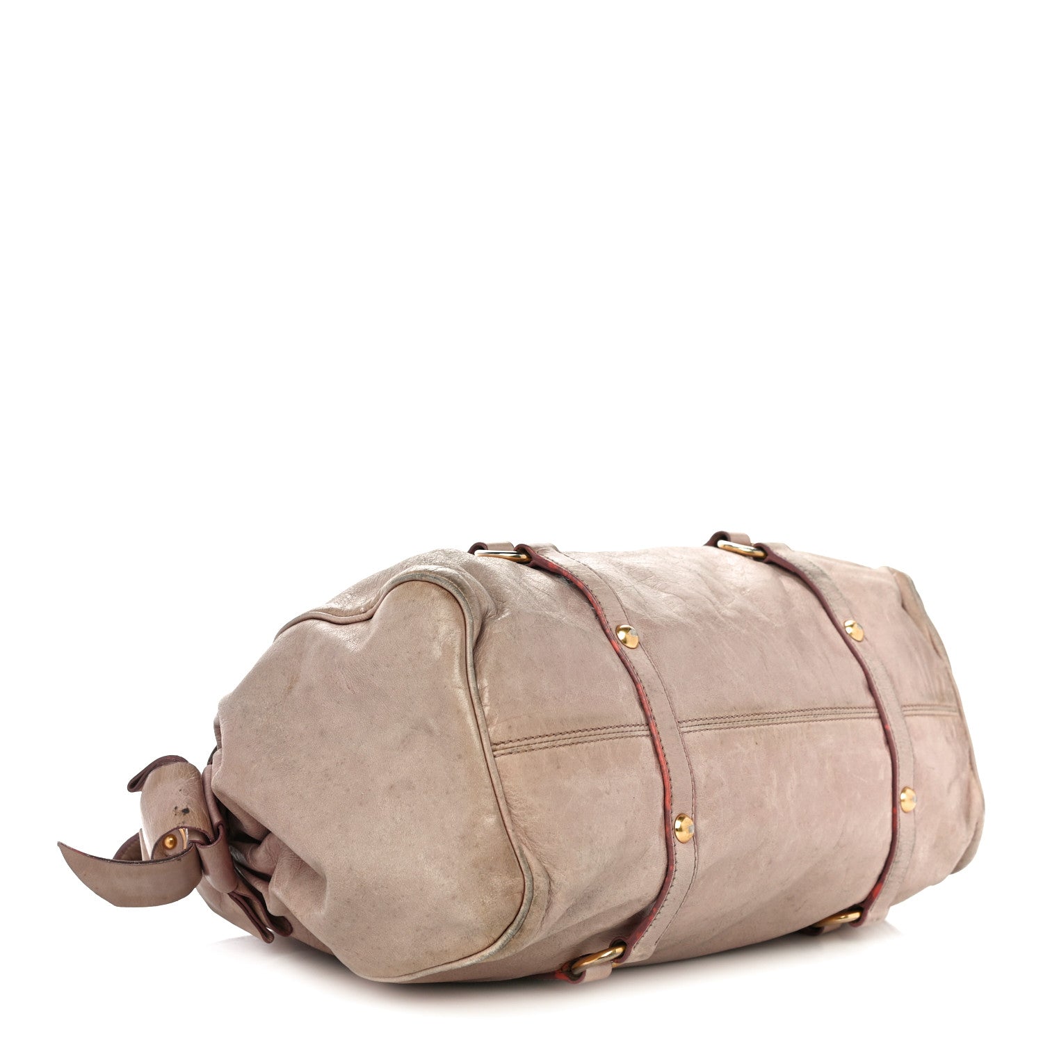 Miu Miu Vitello Lux Large Bow Bag Mughetto 3 of 33