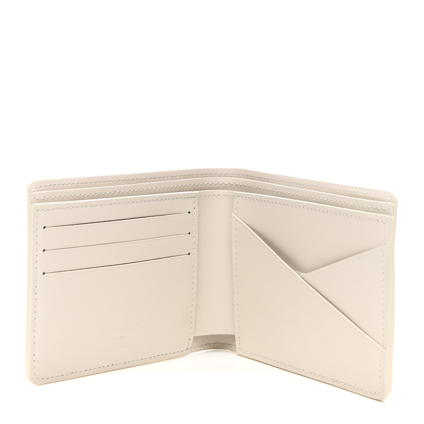 Monogram Shadow Multiple Wallet Ecru White