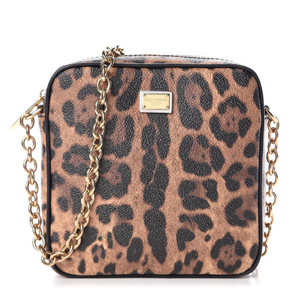Dolce & Gabbana Dauphine Chain Crossbody Leopard 1 of 7