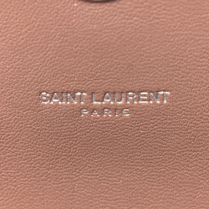 Saint Laurent Sheepskin Matelasse Chevron Monogram Medium College Bag Fard 8 of 14