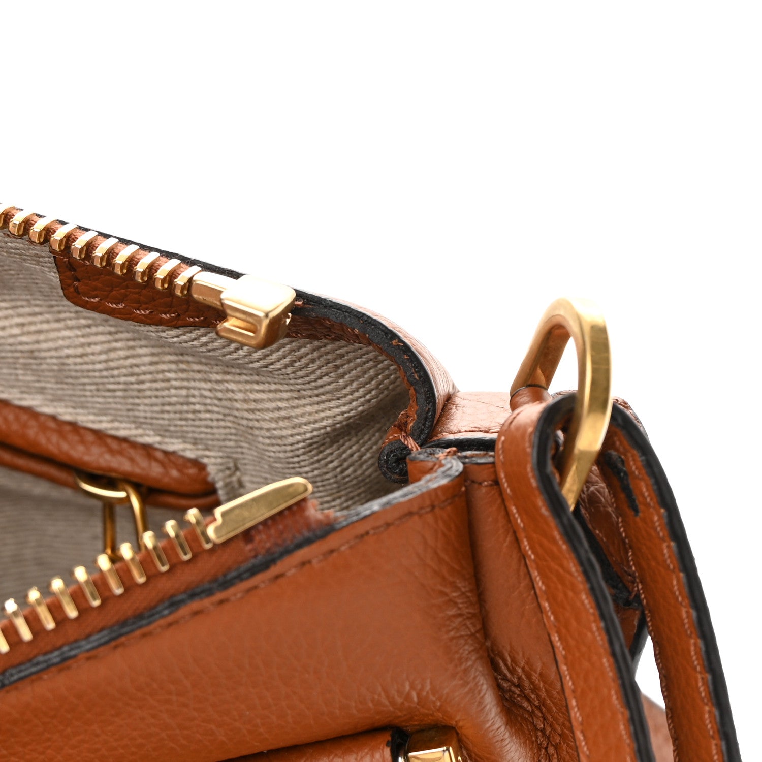 Chloe Calfskin Small Marcie Satchel Tan 11 of 18