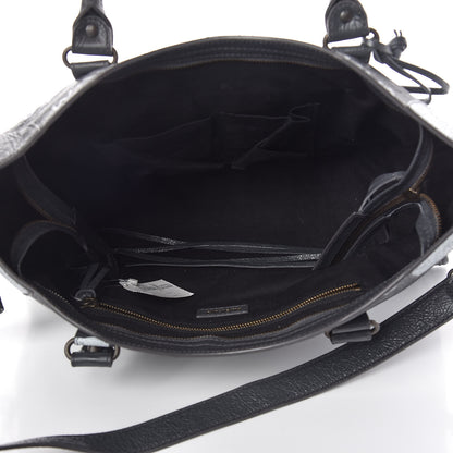 Balenciaga Agneau Arena Graffiti All Over Classic Hardware City Gris Fossile White 6 of 11