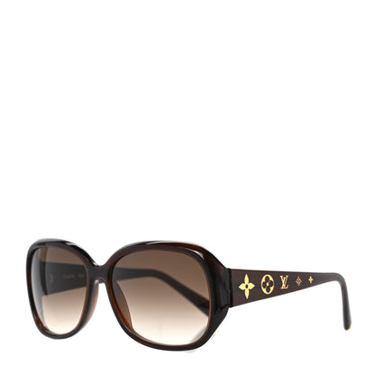 Louis Vuitton Acetate Obsession GM Sunglasses Z0459W Brown Glitter 1 of 6