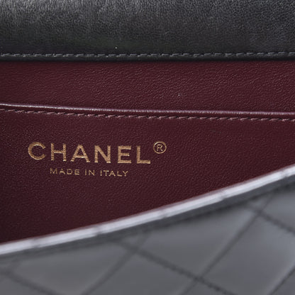 Chanel Lambskin Quilted Medium Crossing Times Flap Black 7 of 13