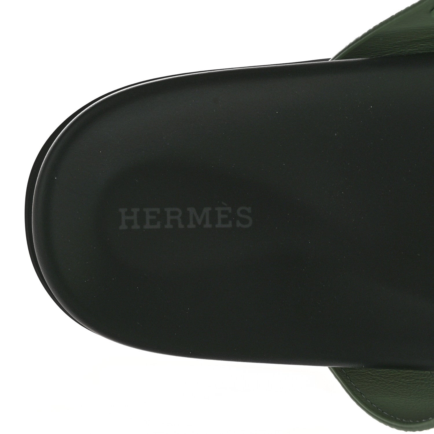 Hermes Epsom Womens Chypre Sandals 38 Vert Jade 7 of 8