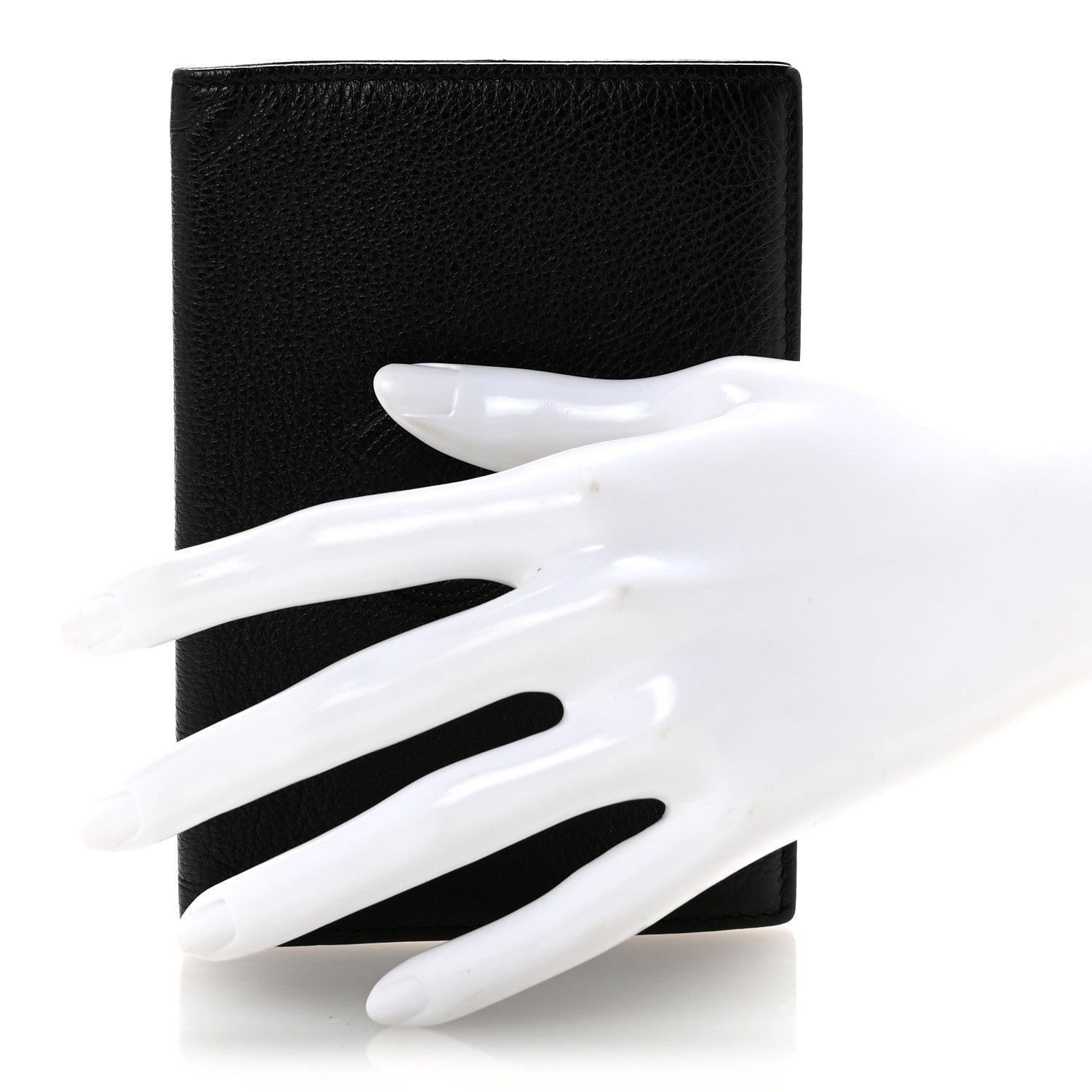Chanel Grained Calfskin CC Passport Holder Wallet Black 2 of 11