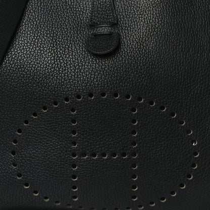 Hermes Taurillon Clemence Evelyne GM Black 8 of 10