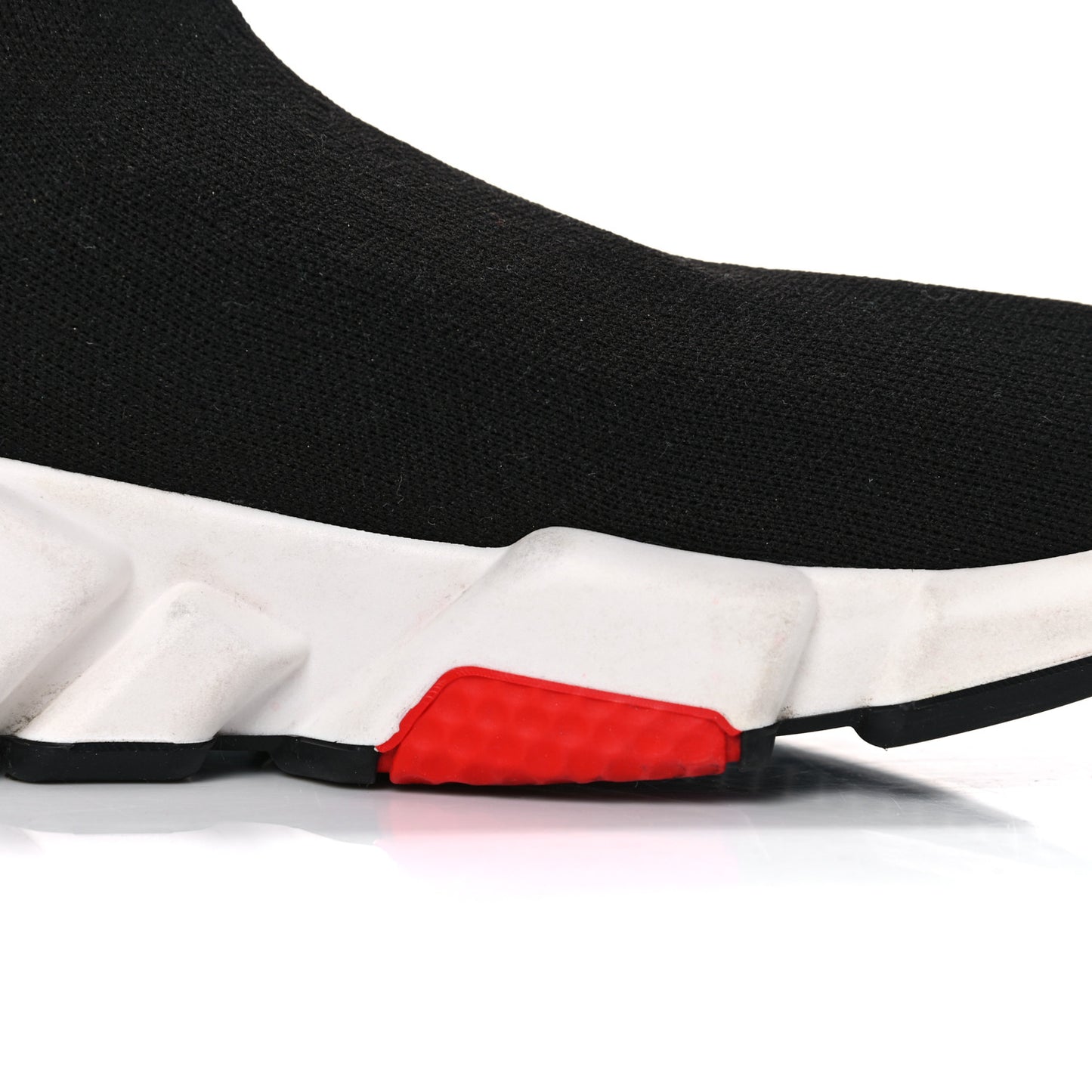 Technical 3D Knit Mens Speed Sneakers 40 Black Red