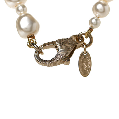 Chanel Pearl CC Long Necklace Light Gold 4 of 7