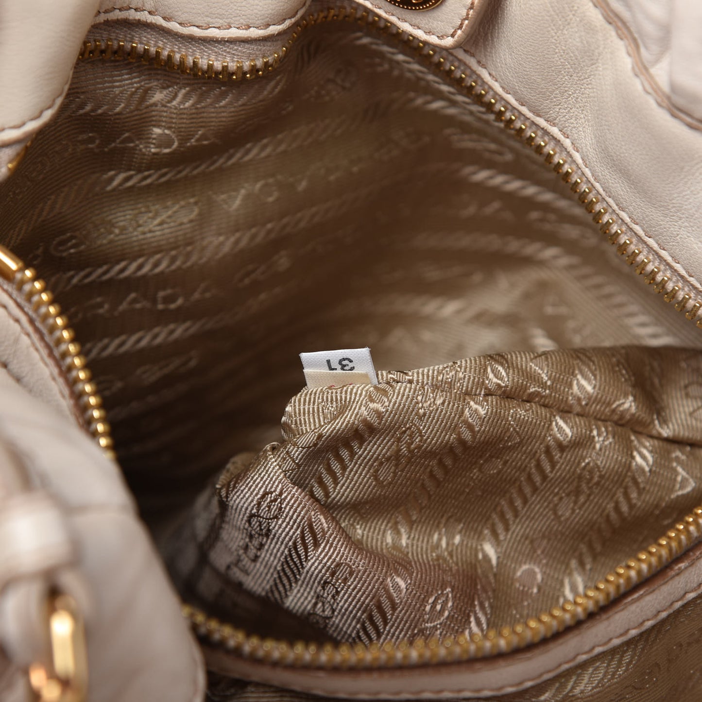 Nappa Bow Tote White