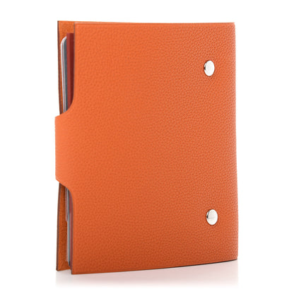 Hermes Togo Ulysse PM Agenda Cover Orange 3 of 8