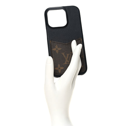 Louis Vuitton Monogram Pallas iPhone 14 Pro Bumper Black 2 of 11