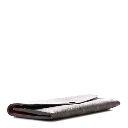 Louis Vuitton Monogram Emilie Wallet Rouge 4 of 13