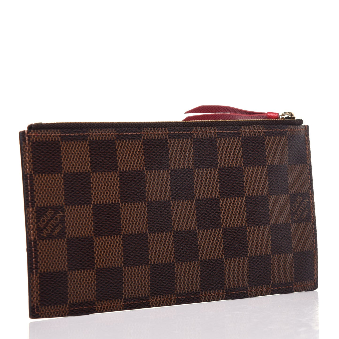 Damier Ebene Felicie Chain Wallet Zippered Insert