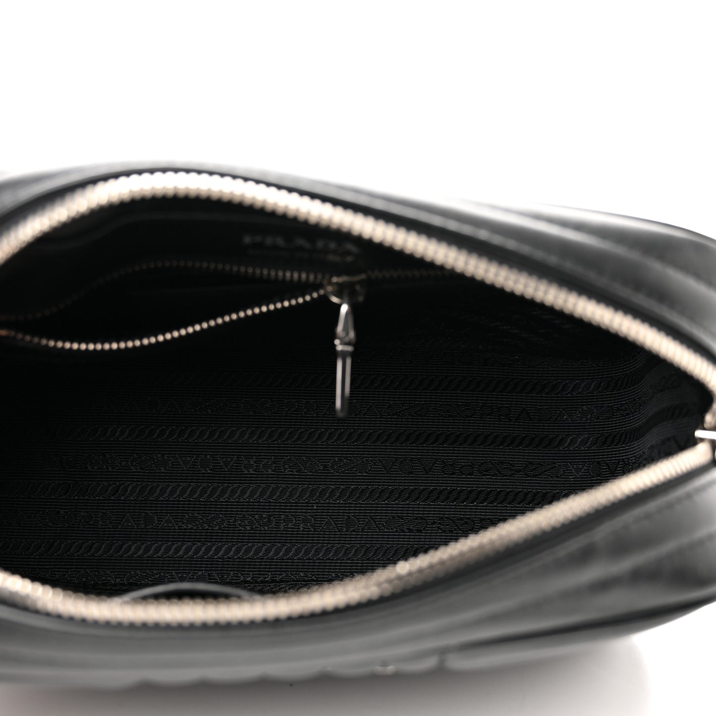 Soft Calfskin Diagramme Camera Bag Black