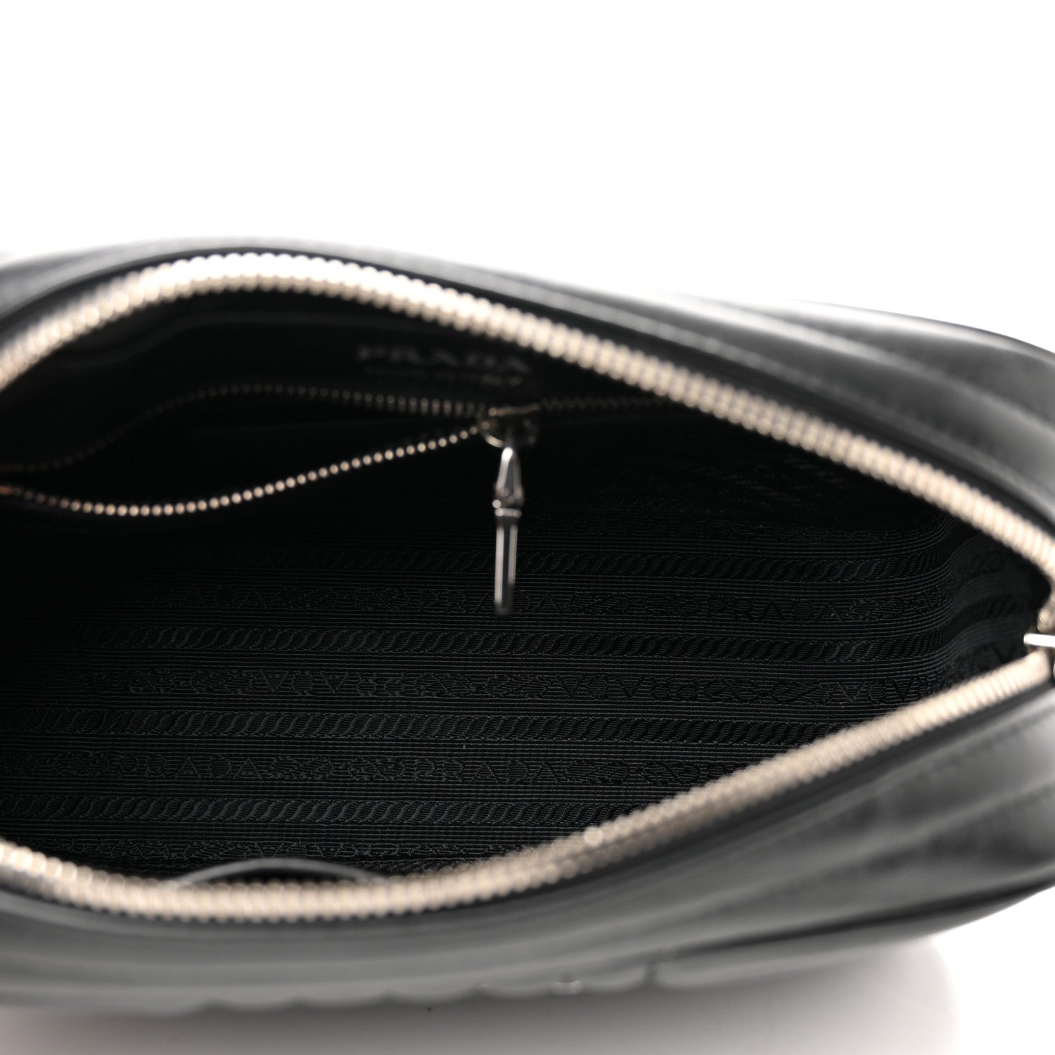 Prada Soft Calfskin Diagramme Camera Bag Black 5 of 9