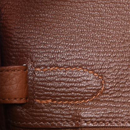 Hermes Taurillon Clemence Lizard Club Birkin 30 Gold Marron D'Inde 23 of 34