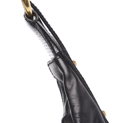 Gucci Calfskin Medium Horsebit Chain Hobo Black 11 of 11