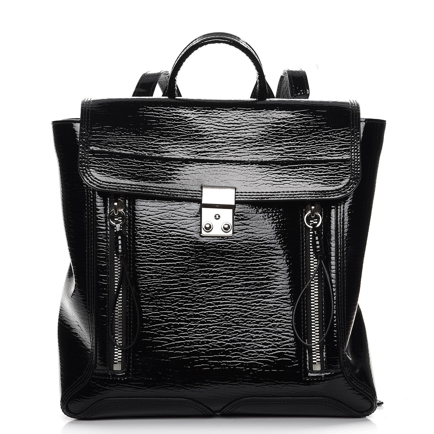 3.1 Phillip Lim 3.1 Patent Pashli Backpack Black 1 of 10